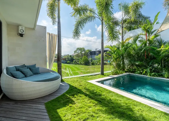 Villa Villa Magic Vision 2Br With Private Pool, Jacuzzi, Sauna & Ricefield View *